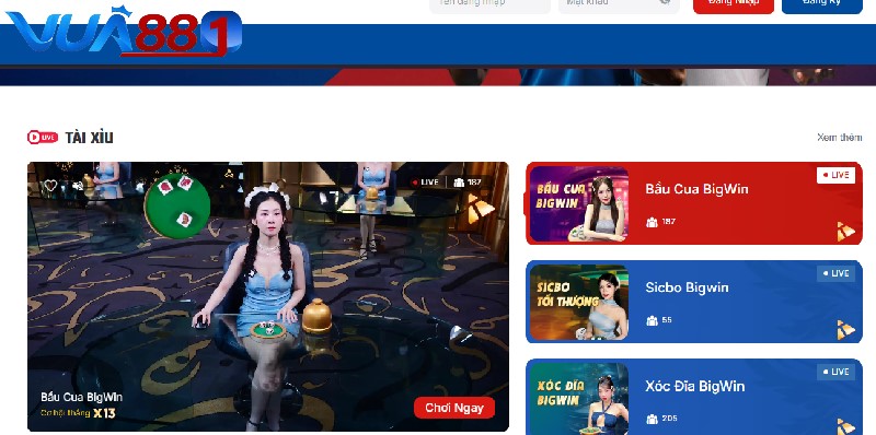 Giao diện của nhà cái được thiết kế khoa học nhất Giao diện của nhà cái được thiết kế khoa học nhất