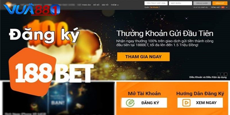 Sân chơi 188BET cung cấp không gian giải trí cá cược hàng đầu